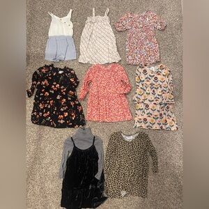 Lot of 8 Girls Dresses 3T